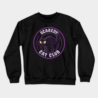 Scaredy Cat Club - Black Crewneck Sweatshirt